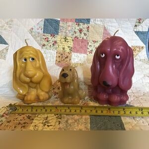 Bloodhound, Coonhound, Bassett Hound candles